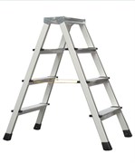 Двухсторонняя анодированная стремянка Zarges Z600 2x4 41264