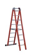 Двухсекционная диэлектрическая лестница Svelt 2x8 SVETS210