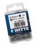 Набор крестовых бит Witte Bitflex 1/4" РH 1х25 мм 25 шт 428021
