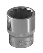Торцевая 12-гранная головка Jonnesway 1/2"DR, 17 мм S04H4917