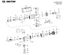 Ремкомплект для пневматической трещотки, собачка King Tony 37221-A43