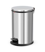 Мусорный контейнер Hailo Pure M 12л., нерж.сталь, хром, арт. 0517-010, шт