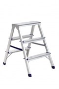 Двухсторонняя алюминиевая стремянка Zalger 2x3 9903-03
