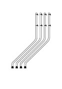 Винтовые опоры для вышки-туры Faraone Pontal 2000, 4 шт PONTAL6