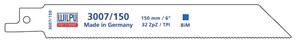 Полотно для сабельной пилы Wilpu 3014/150 по металлу 1441500005