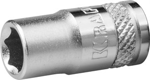 Торцевая головка Kraftool Industrie Qualitat Flank 1/4", 6 мм 27815-06_z01