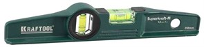 Особопрочный литой уровень Kraftool Superkraft-T 250мм, 2 глазка 34717-025