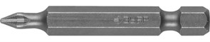 Кованые крестовые биты Зубр Мастер E1/4, PH1x50мм, 2шт 26001-1-50-2