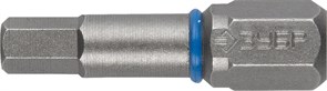 Торсионные шестигранные биты Зубр Эксперт C1/4, HEX3x25мм, 2шт 26017-3-25-2