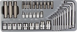 Набор бит, головок и ключей Зубр Torx 38 предметов 2654-H40_z01