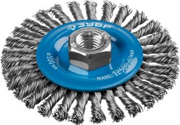 Дисковая щетка для УШМ Зубр Профессионал М14 x 100мм 35192-100_z02