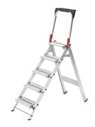 Алюминиевая стремянка 5 ступеней Hailo ST100 TopLine 8885-001