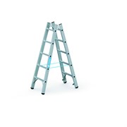 Двухсторонняя алюминиевая стремянка Zarges Coni B 5 40275