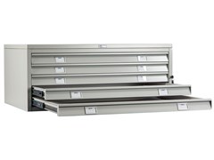 Металлическая картотека большого формата ПРАКТИК A0-05/1 (верх) S20299550102
