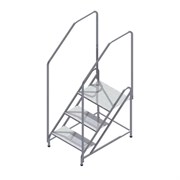 Монтажная подставка ALUR Тип 2 с 2 поручнями МП2-0,8П2