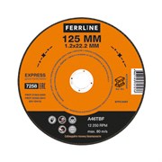 Отрезной круг по металлу FoxWeld FerrLine Express 125 х 1,2 х 22,2 мм A46TBF