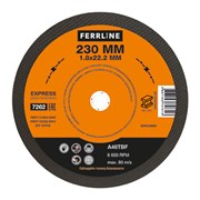 Отрезной круг по металлу FoxWeld FerrLine Express 230 х 1,8 х 22,2 мм A46TBF