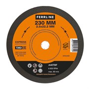 Отрезной круг по металлу FoxWeld FerrLine Express 230 х 2,5 х 22,2 мм A46TBF