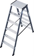 Двухсторонняя анодированная стремянка Krause SePro D 2х6 125835