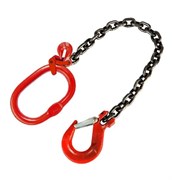 Строп цепной TOR 1СЦ г/п 3,15 т 4,5 м с укорачивающими крюками, шт