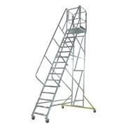 Разборная вышка-стремянка на колесах MEGAL ВС2-4,0 (150+150 кг)