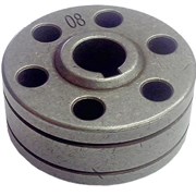 Ролик подающий HUGONG MIG/STICK 250D III (400V) (0.6-0.8 V type - сталь )  (37х10х15/18) / Feed roller 20200040065
