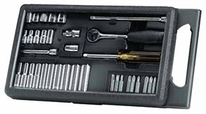 Набор торцевых головок 1/4 35 предм метрический Stanley 1-87-010