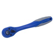 Трещотка 1/4", 72 зубца, флажковая с кнопкой МАСТАК 010-21615H 010-21615H