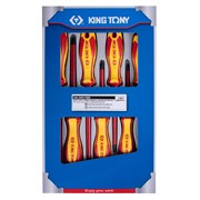 Набор отверток, диэлектрические, 7 предметов KING TONY 30617MR TONY