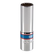 Головка торцевая глубокая двенадцатигранная 3/8", 12 мм KING TONY 323012M Tony