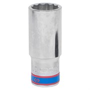 Головка торцевая глубокая двенадцатигранная 1/2", 23 мм KING TONY 423023M TONY