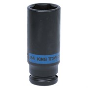 Головка торцевая ударная глубокая шестигранная 1/2", 24 мм KING TONY 443524M TONY