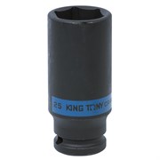 Головка торцевая ударная глубокая шестигранная 1/2", 25 мм KING TONY 443525M TONY