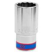 Головка торцевая глубокая двенадцатигранная 3/4", 33 мм KING TONY 623033M TONY