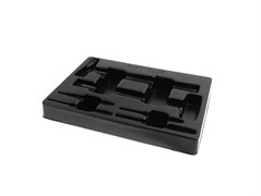 Ложемент для набора выколоток и керн с молотками 9-90106SR, PVC KING TONY 84714520B Tony