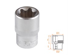 Головка торцевая TORX Е-стандарт 1/2", E22 AFFIX AF00043022 AF00043022