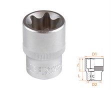 Головка торцевая TORX Е-стандарт 1/2", E24 AFFIX AF00043024 AF00043024