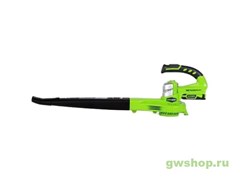 Воздуходув аккумуляторный G-24 24V GREENWORKS G24BL Greenworks 2400007 Воздуходув аккумуляторный G-24 24V GREENWORKS G24BL Greenworks 2400007