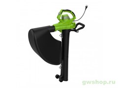 Воздуходув – садовый пылесос электрический GREENWORKS BL3000 3000W Greenworks 2406507