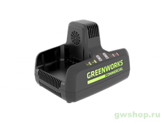 Зарядное устройство на 2 слота GREENWORKS G82C2 82V Greenworks 2939007