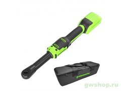 Гайковёрт-трещотка удлиненная, редуктор 70 мм, аккумуляторная Greenworks 24V GD24RW, бесщеточная, без АКБ и ЗУ, в сумке Greenworks 3804007 Гайковёрт-трещотка удлиненная, редуктор 70 мм, аккумуляторная Greenworks 24V GD24RW, бесщеточная, без АКБ и ЗУ, в сумке Greenworks 3804007