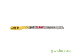 Полотно для фигурной резки JigBl Curve 75 мм/ шаг зуба 2.5 мм (5шт) Greenworks 4932430143 Полотно для фигурной резки JigBl Curve 75 мм/ шаг зуба 2.5 мм (5шт) Greenworks 4932430143