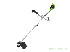 Триммер аккумуляторный G-MAX 40V GREENWORKS GD40BCB с АКБ 5 Ач и ЗУ Greenworks 2105707UG