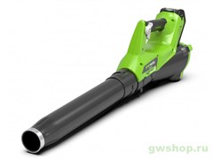 Воздуходув аккумуляторный G-MAX 40V GREENWORKS G40ABK4 c АКБ 4АЧ и ЗУ Greenworks 2400807UB