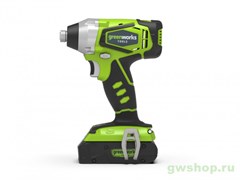 Винтоверт ударный G24 24V GREENWORKS G24ID B Greenworks 32067b Винтоверт ударный G24 24V GREENWORKS G24ID B Greenworks 32067b