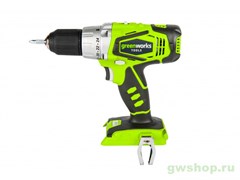 Дрель-шуруповерт аккумуляторная 24V GREENWORKS G24DD Greenworks 3701507, 3700407 Дрель-шуруповерт аккумуляторная 24V GREENWORKS G24DD Greenworks 3701507, 3700407