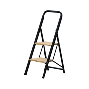 Односторонняя стальная стремянка Алюмет  MK802P 2 ступени с широкими пластиковыми ступенями