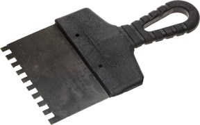 Зубчатый шпатель Stayer "MASTER" стальной 120мм 6х6 1007-12