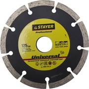Отрезной диск Stayer "MASTER" алмазный, сегментный 125мм 3660-125_z01
