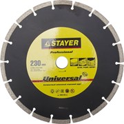 Отрезной диск Stayer "MASTER" алмазный, сегментный 130мм 3660-230_z01